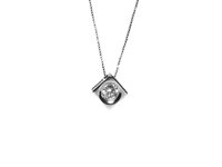 Necklace Promesse Woman Venere in White Gold Diamante PPLW/0,06